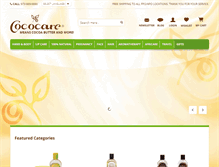 Tablet Screenshot of cococare.com